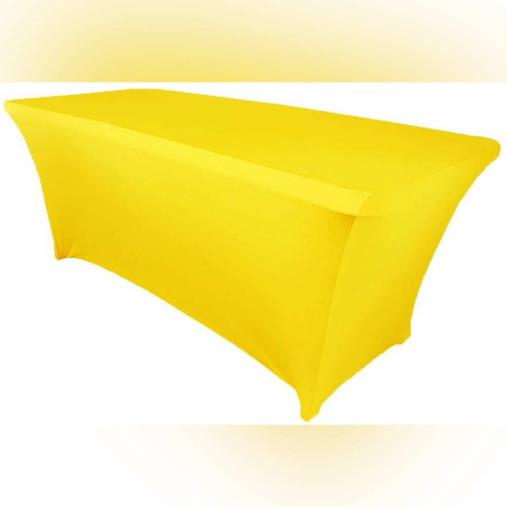 Quantity2 ABCCANOPY Spandex 6 ft Rectangular Fitted Stretch Polyester Tablecover